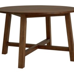 Habitat Trieste Round 4 Seater Dining Table - Walnut