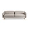 Habitat Turnmill Fabric 4 Seater Sofa - Stone - Ash Leg