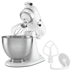 KitchenAid 5K45SSBWH Classic Stand Mixer - White