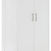 Obaby Nika Double Wardrobe - White