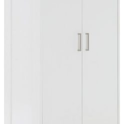 Obaby Nika Double Wardrobe - White