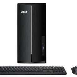 Acer Aspire TC-1760 Desktop PC - (Intel Core i3-12100, 8GB, 2TB HDD, Wireless Keyboard and Mouse, Windows 11, Black)