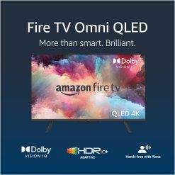Amazon Fire TV 43-inch Omni QLED series 4K (Newest gen) | UHD smart TV, Dolby Vision IQ, hands free with Alexa