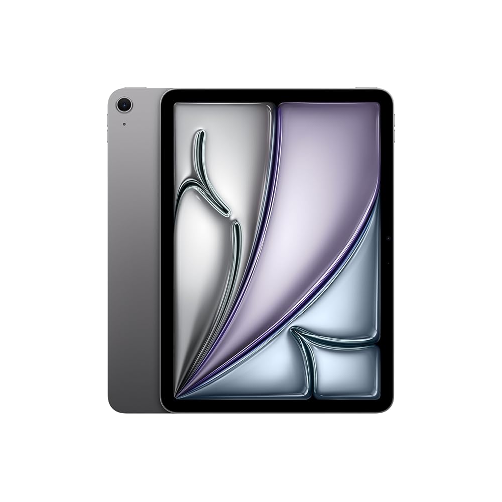 Apple iPad Air 11-inch (M2): Liquid Retina display, 256GB, Landscape 12MP Front Camera/12MP Back Camera, Wi-Fi 6E, Touch ID, All-Day Battery Life - Space Grey