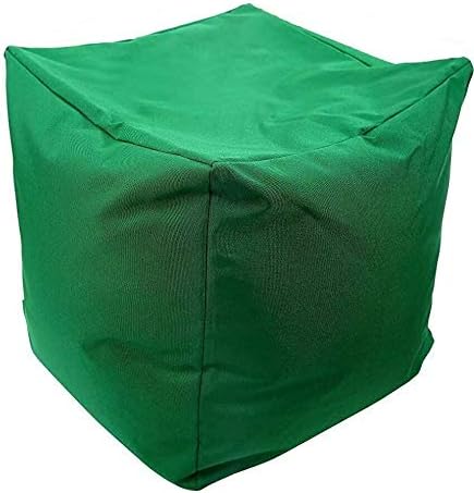 EHD Waterproof Bean Bags Super Soft Living Room Bedroom Kitchen Patio Out Door Foot Rest Stools Pouffes Ottomans Bean Bags (Dark Green)