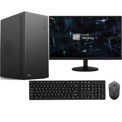 Gaming PC OptiPlex Desktop Computer i7 3770 16GB RAM 256GB SSD + 1TB HDD + GT710 2GB 22” Refurb TFT + Gaming Keyboard & Mouse Windows 10 Pro VenoScorp V200 Computer Bundle...