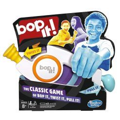 Hasbro Gaming Bop It! Electronic Game for 8+ Year Old Kids, Play Solo or with a Party of Friends, Fun and Birthday Toy, for those who Love Classic Dexterity Games
