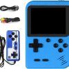 Hbaid Handheld Game Console, Retro Mini Game Player with 500 Classical Games 3.0-Inch Color Screen Support for Connecting TV Two players 1020mAh Rechargeable Battery for Kids...