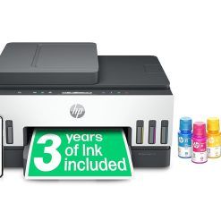 HP Smart Tank 7305 All in One Printer, Perfect for Home, Colour, Wireless, Print, Scan, Copy, Includes up to 3 Years of Ink, Refillable, Document Feeder, 2-Sided Printing, Easy...