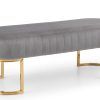 Julian Bowen Harrogate Bench, Grey