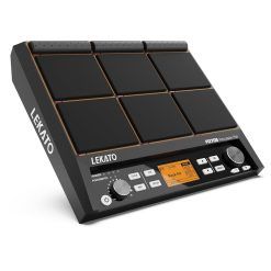 LEKATO Percussion Sample Pad, Electric Drum Pad with 9 Velocity-Sensitive Drum Pad, 600+ Sounds, Electronic Drum Set Pad Multipad with MIDI out, USB MIDI, AUX, Looper,...