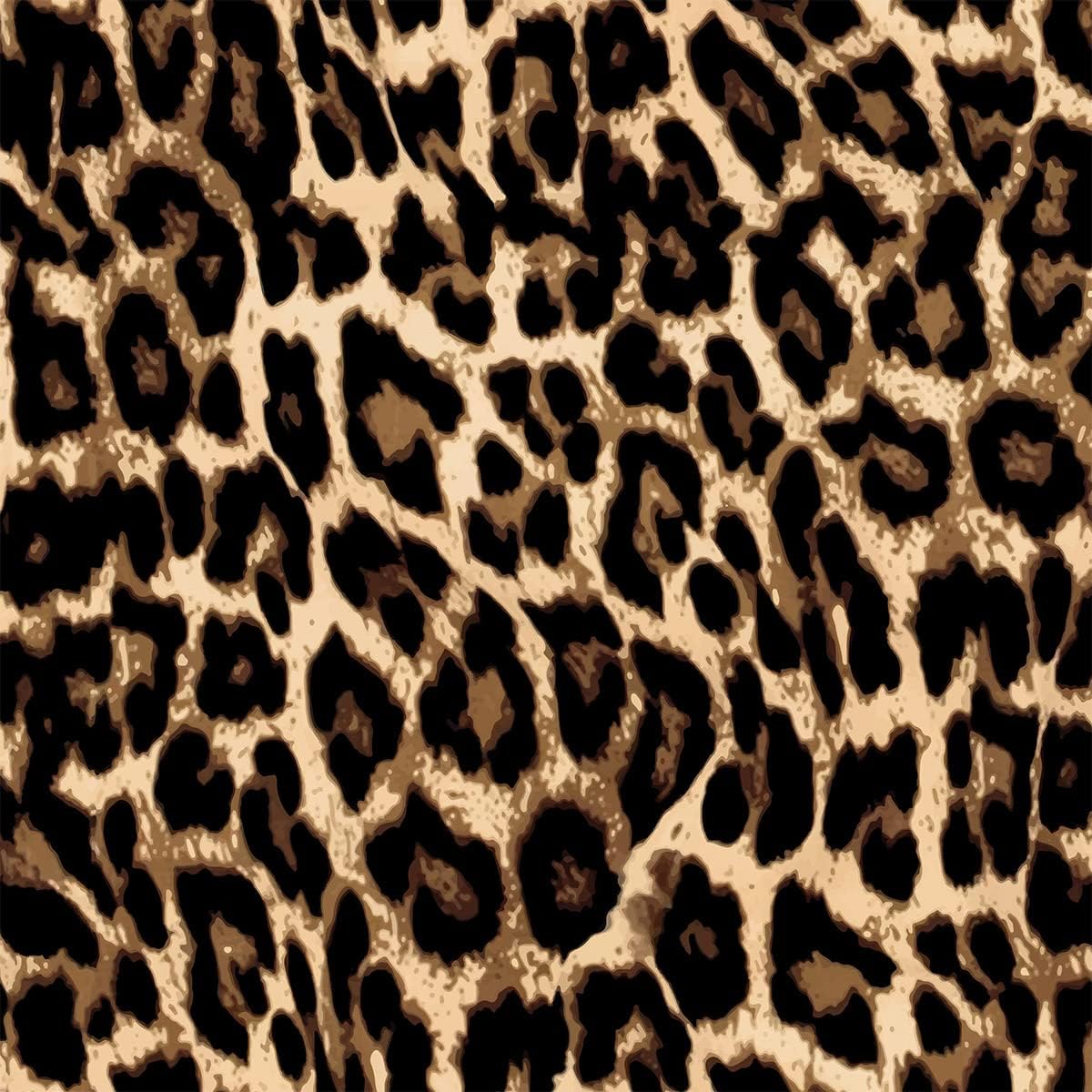 Leopard Upholstery Fabric for Chairs,Sarafi Cheetah Wild Animal Fabric by The Yard,Luxury Wildlife Style Fabric for Upholstery and Home DIY Projects,5 Yards,(L460*W150cm) Brown...