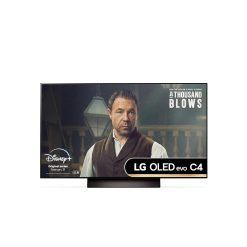 LG OLED48C45LA 48-Inch OLED Evo 4K UHD Smart TV, (α9 AI Processor Gen7, Dolby Atmos, Freeview Play and Amazon Alexa, 120Hz), Umber Brown [Model 2024]