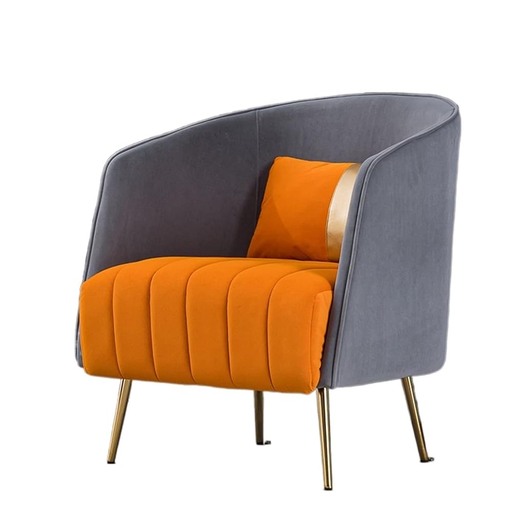 Luxury Velvet Armchair for Office Living Room Balcony Single Design Beauty Outdoor Waiting Chair Home Furniture