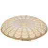 Mandala Life ART Bohemian Floor Cushion Cover –Luxury, Artisan Room Décor Pouf Case for Meditation, Yoga, and Boho Chic Seating Area Floor Pillow – Accent Your Living Room,...