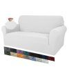 MAXIJIN Creative Jacquard Couch Covers for 2 Seater, Super Stretch Non Slip Love Seat Sofa Cover for Dogs Pet Friendly Elastic Furniture Protector Loveseat Slipcovers (2 Seater,...