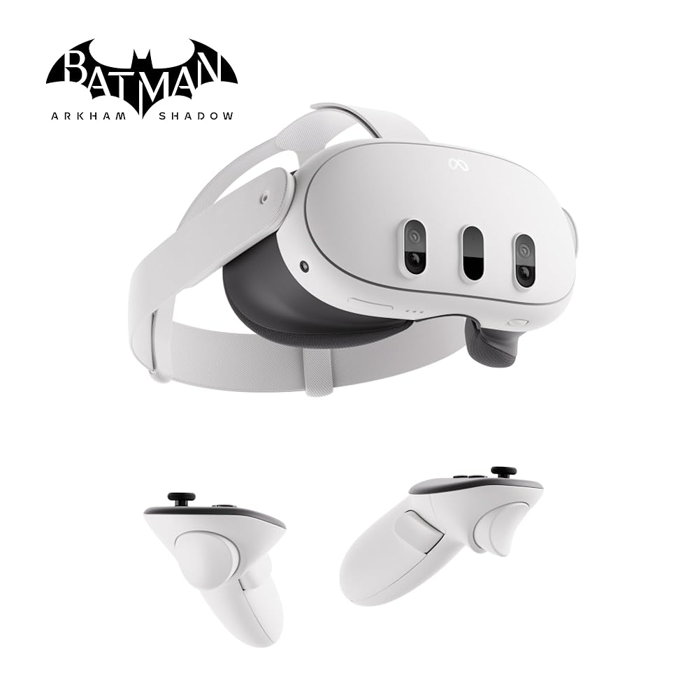Meta Quest 3 512GB — Ultimate Mixed Reality Experiences — All-in-One Headset with Controllers, 4K resolution + Infinite Display