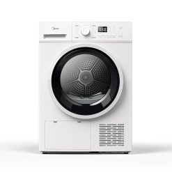 Midea MDG09EH80/1 Freestanding Heat Pump Dryer, 8kg load, 16 Programmes, Auto-Dry, Anti-Crease, Delay Start, Child Lock, White