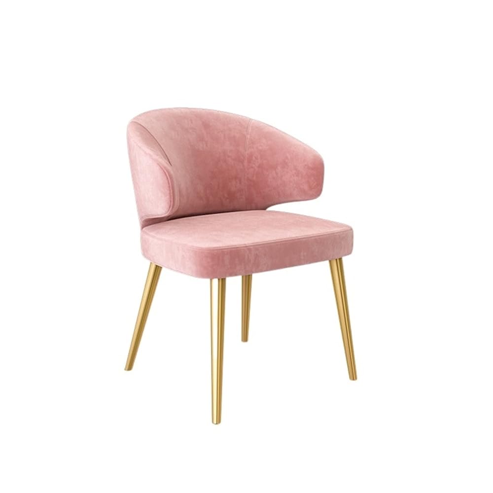 Modern Luxury Pink Upholstered Armchair for Living Room Designer Relax Chair with Unique Minimalist Style Makeup Chaises for Added Elegance in Home Decor