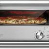 Sage - The Smart Oven Pizzaiolo - Pizza Oven - Brick Oven Performance for Wood Fired Style, Brushed Stainless Steel