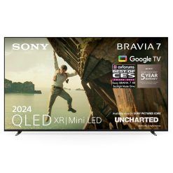 Sony BRAVIA 7 QLED (XR l Mini LED), K55XR70, 55 Inch 4K HDR Google Smart TV (2024) | Gaming Features for PlayStation 5, IMAX Enhanced, Dolby Vision Atmos, Chromecast, AirPlay,...