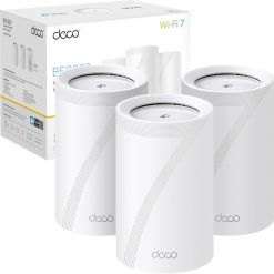 TP-Link Deco BE65 BE9300 Tri-Band Whole Home Mesh WiFi 7 System, Speeds up to 9214 Mbps, AI-Driven, Connect Over 200 Devices, Ideal for Gaming&4K, Easy Setup, Mesh System 2.5G...