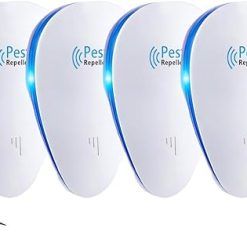 Ultrasonic Pest Repellent, Powerful Mouse Repeller plug in Pest Control, Effective against for Mice, Rats, Spiders, Cockroaches, Rodent, Electronic Device for Indoor...