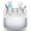 Wireless Earbuds, Bluetooth 5.4 Headphones in Ear buds, HiFi Stereo Wireless Earphones with 4 ENC Noise Cancelling Mics, 40H Wireless Headphones with IP7 Waterproof, Dual LED...