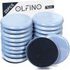 20 Piece Pack Furniture Sliders for Carpet, Rugs, Hard Surfaces, 9cm Reusable Furniture Movers to Protect Carpet and Hardwood Floor, Heavy Duty Furniture Gliders for Hard Floor