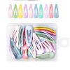30-Pack Candy-Colored Baby Snap Hair Clips – Secure & Adorable Hair Accessories for Baby Girls