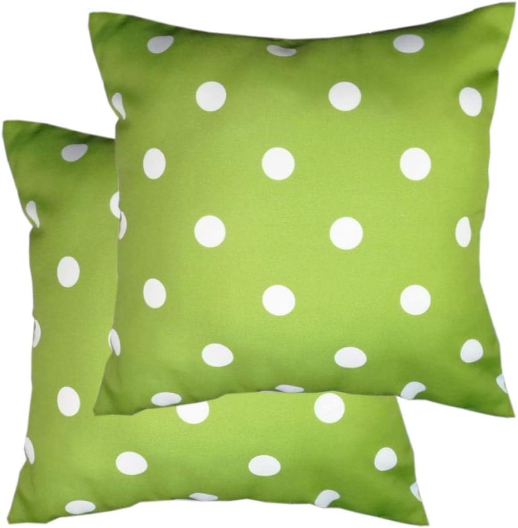 3E Home Garden Cushions Covers Waterproof 20x20 Inch Set of 2 Decorative Outdoor Throw Pillow Covers Furniture Pillowcases for Patio Balcony Bench Sofa