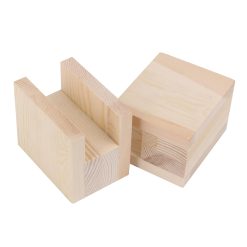 4PCS Bed Furniture Risers Heavy Duty Wood Risers for Sofa Table and Chair (10cmx5cmx4cm)