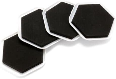 4x LARGE 82mm FURNITURE SLIDERS Gliders Movers Pads Protectors Carpet Hard Floor Works on tile,wooden and laminate floors