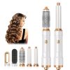 5 in 1 Air Styler – Magic Styler - Hair Dryer Brush – Multi use Styling Appliances - Thermal Wrap - for Curling, Straightening, Volumizing and Drying – 110,000 RPM – Ionic...