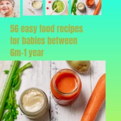 54 easy food recipes for babies between 6m-1 year: My baby recipes book 6m - 1yr
