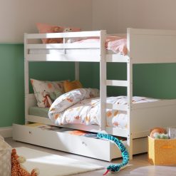 Habitat Detachable Bunk Bed, Drawer & 2 Mattresses -White