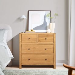 Habitat Finchley 4 Drawer Chest - Oak