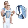 Aolso Baby Carrier, 4-in-1 Baby Carrier Newborn to Toddler, Baby Sling Carrier, Breathable Zipper & Belt, Front and Back Adjustable Baby Sling Carrier for Toddlers, Baby Holder...