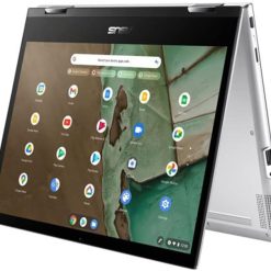 ASUS Flip CM3200FM 12" 2 in 1 Chromebook - MediaTek Kompanio 8192 2.2GHz Processor 4GB RAM 64GB eMMC, Chrome OS Mineral grey - CM3200FM1A-HW0025