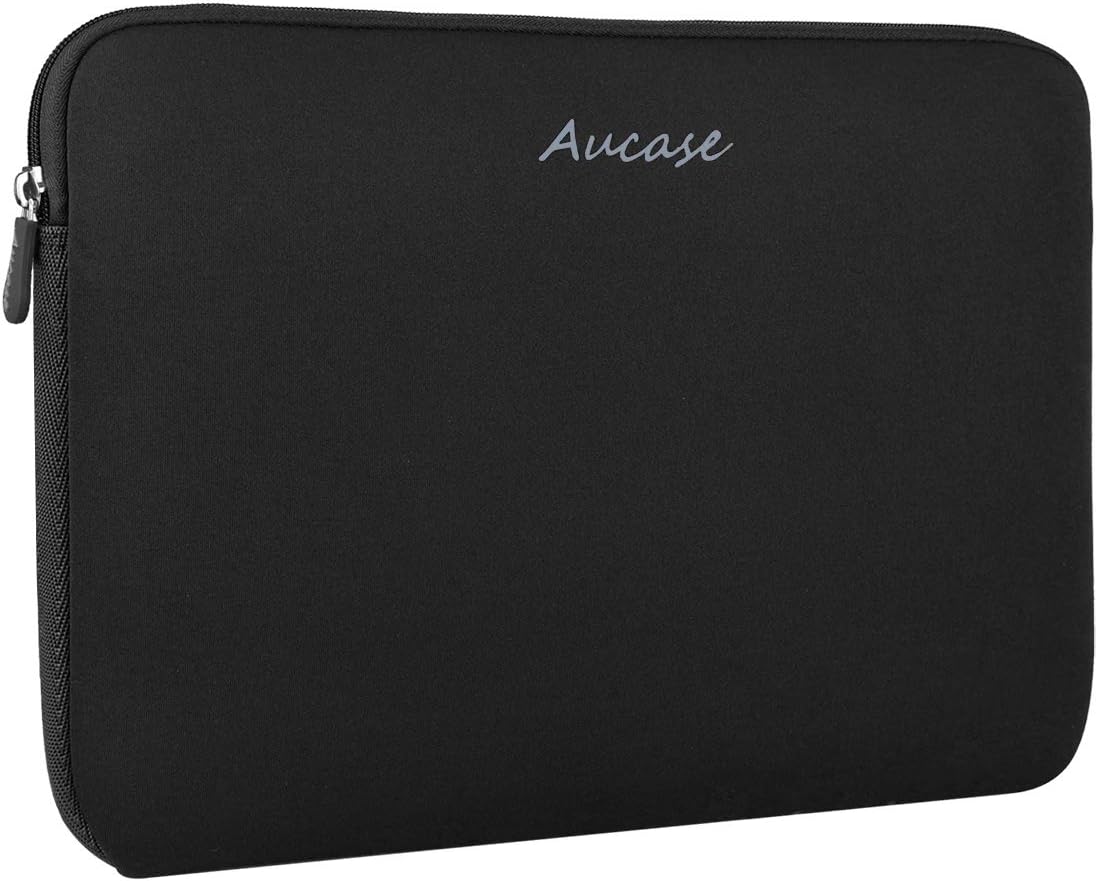 Aucase Laptop Case Sleeve 13.3 14 Inch, Thickest Lightest Water Resistant Neoprene Protective Laptop Bag for Men and Women, Compatible with MacBook 15.3''/ Air 15'' M3 M2,...