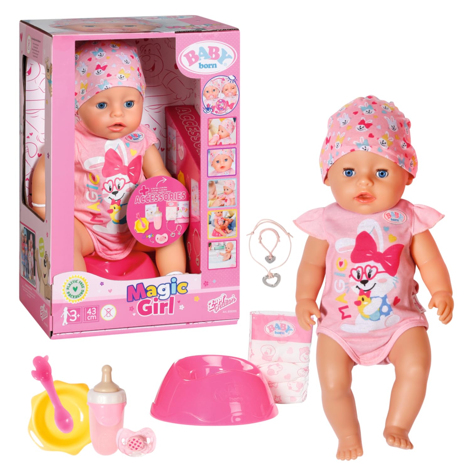 Baby Born 515835005 Magic Girl 43cm Doll,Toy