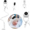 Baby Monitor Holder, MYPIN Universal Flexible Baby Monitor Mount Baby Monitor Camera Indoor Cameras Monitor Stand(Baby Monitor not Included)