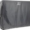 Barlborough Garden Swing Cover | 3 Seater Waterproof Wind Resistant Large Outdoor Garden Swing Seat Cover with Air Vents and Zips | 210cm x 170cm x 125cm, Charcoal Grey