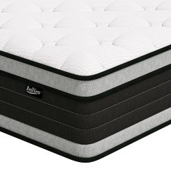 Bednew Double Mattresses 26cm, 10.3 Inch Medium Firm Double Mattress 4FT6 with Breathable Foam and Pocket Spring For Cool Comfort Sleep, Innerspring Hybrid Mattress Double...
