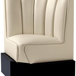 Bel Air Bench Corner Bench Furnishings Dining Furniture Lounge (Offwhite/Black)