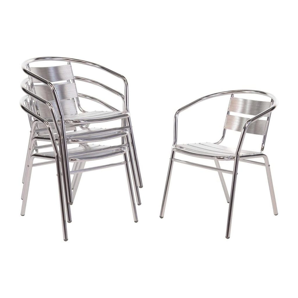 Bolero Aluminium Stacking Chairs – Classic & Industrial Design ...