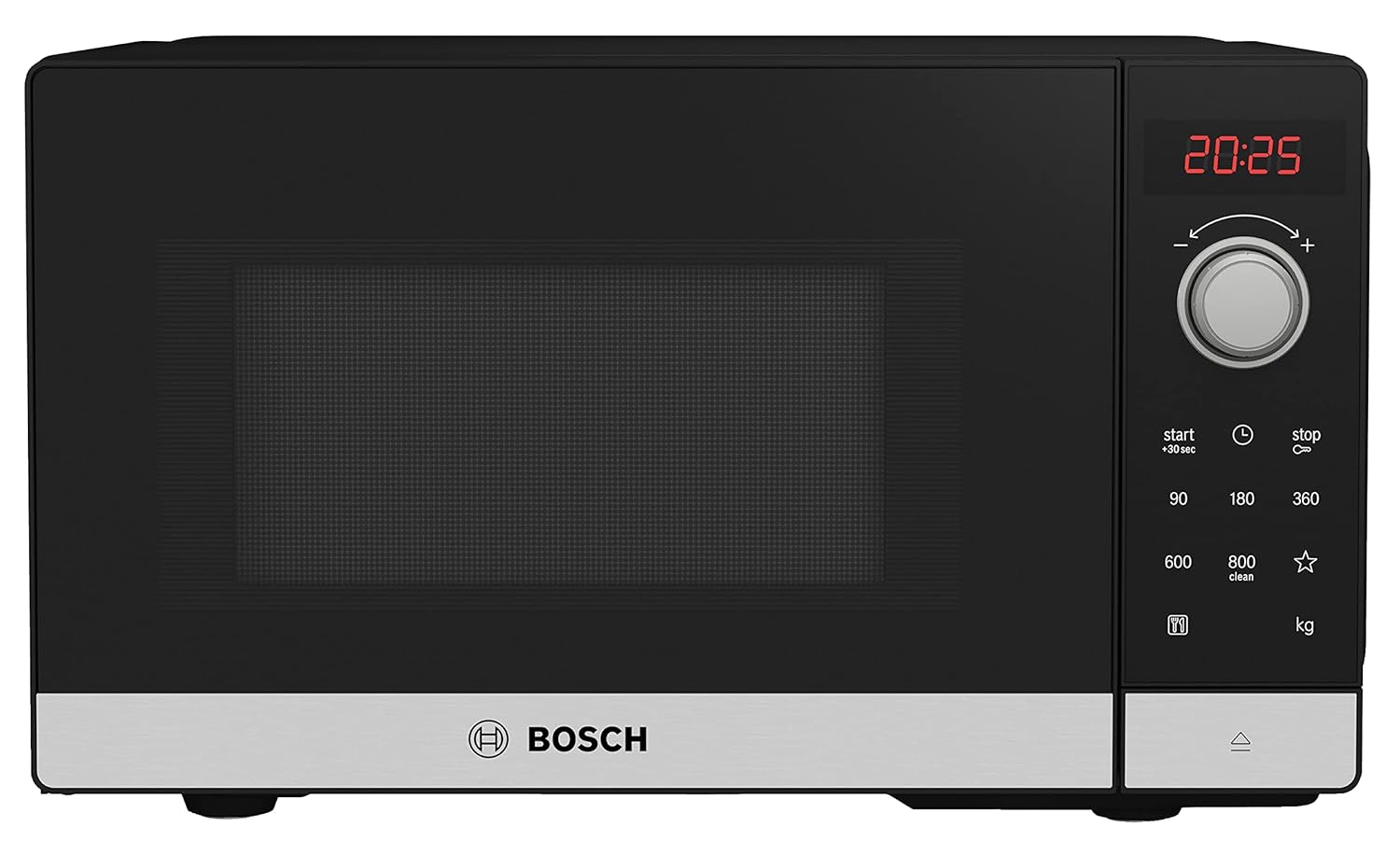 Bosch Home & Kitchen Appliances Bosch Serie 2 FFL023MS2B Freestanding microwave, 44 x 26 cm, Stainless steel