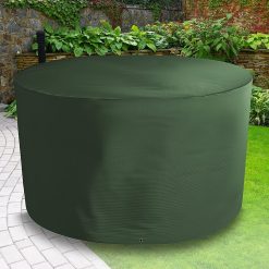 Bosmere Protector 6000 | Circular Garden Table + Chairs Cover | D 250cm H 104cm | 100% Waterproof, UV Protected, Heavy Duty 600D | 6 Year Guarantee | C523, Green