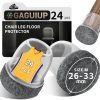 Chair Leg Floor Protectors,24 Pcs 1.25" Round Silicone Chair Leg Caps,Furniture Foot Protector,Free Moving Table Leg Covers,Stool Leg caps to Prevent Hardwood Floor Scratches...