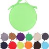 Colorful Indoor/Outdoor Chair Pads Round Seat Cushions Garden Patio Home Cushions - Diameter 30cm/38cm,Patio Furniture Cushion Cover,Round Seat Garden Pads